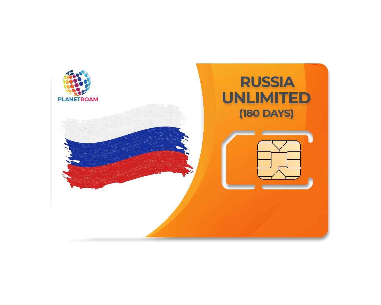 Russia Unlimited international sim card for 108 days